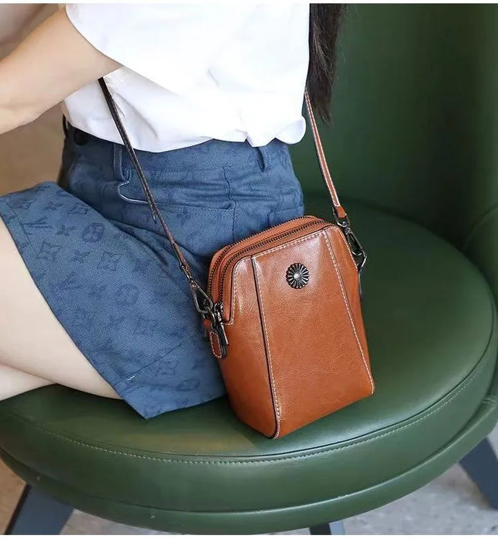 Freya - Compacte Mini Handtas in Effen Kleur