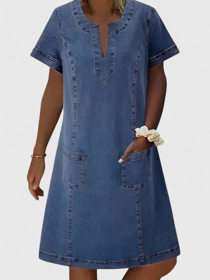 Ellie - Elegante Denim Jurk