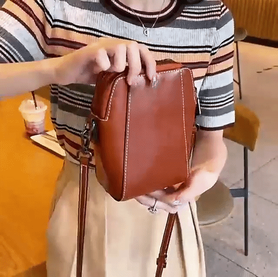 Freya - Compacte Mini Handtas in Effen Kleur