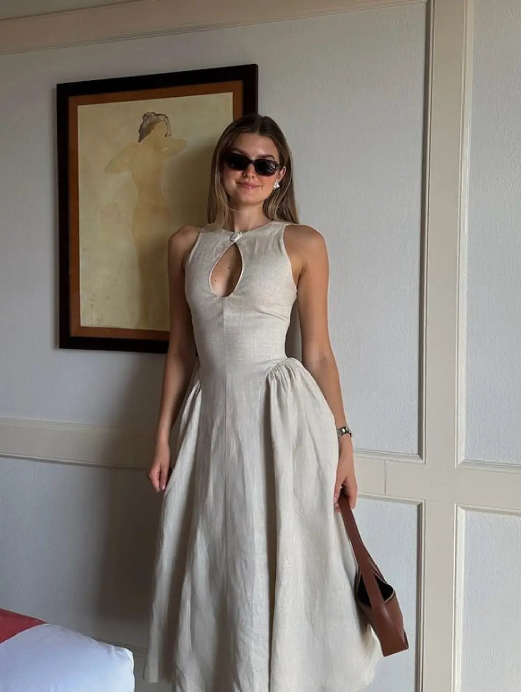 Stephanie - Elegante Midi Jurk