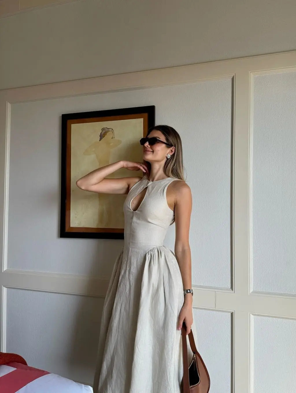 Stephanie - Elegante Midi Jurk