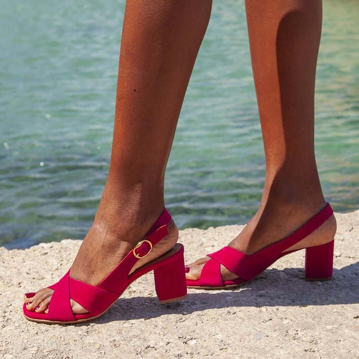 Cara - Blauwe Zomer Sandalen
