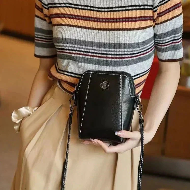 Freya - Compacte Mini Handtas in Effen Kleur