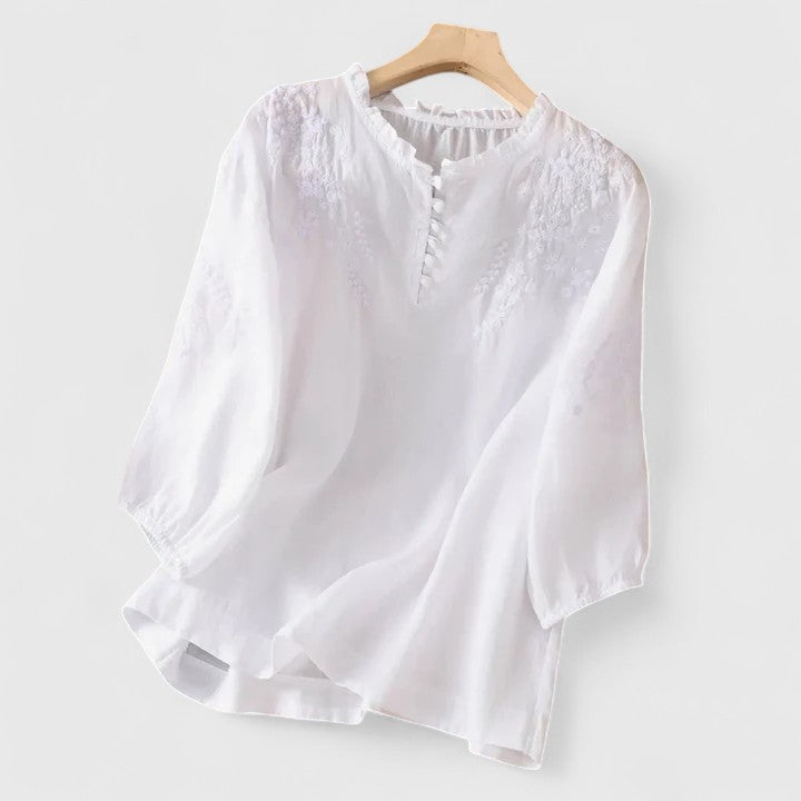 Adeline - Elegante Blouse met Knopenvoorkant