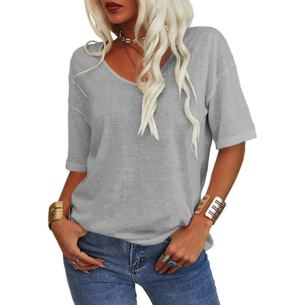 BREE - Losse Lichtgewicht Minimalistische T-Shirt