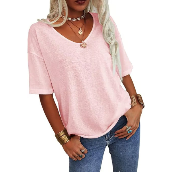 BREE - Losse Lichtgewicht Minimalistische T-Shirt