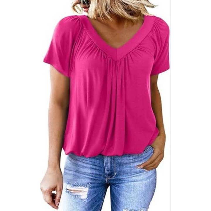 AMARA - Dames Casual V-hals Top