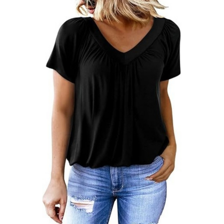 AMARA - Dames Casual V-hals Top