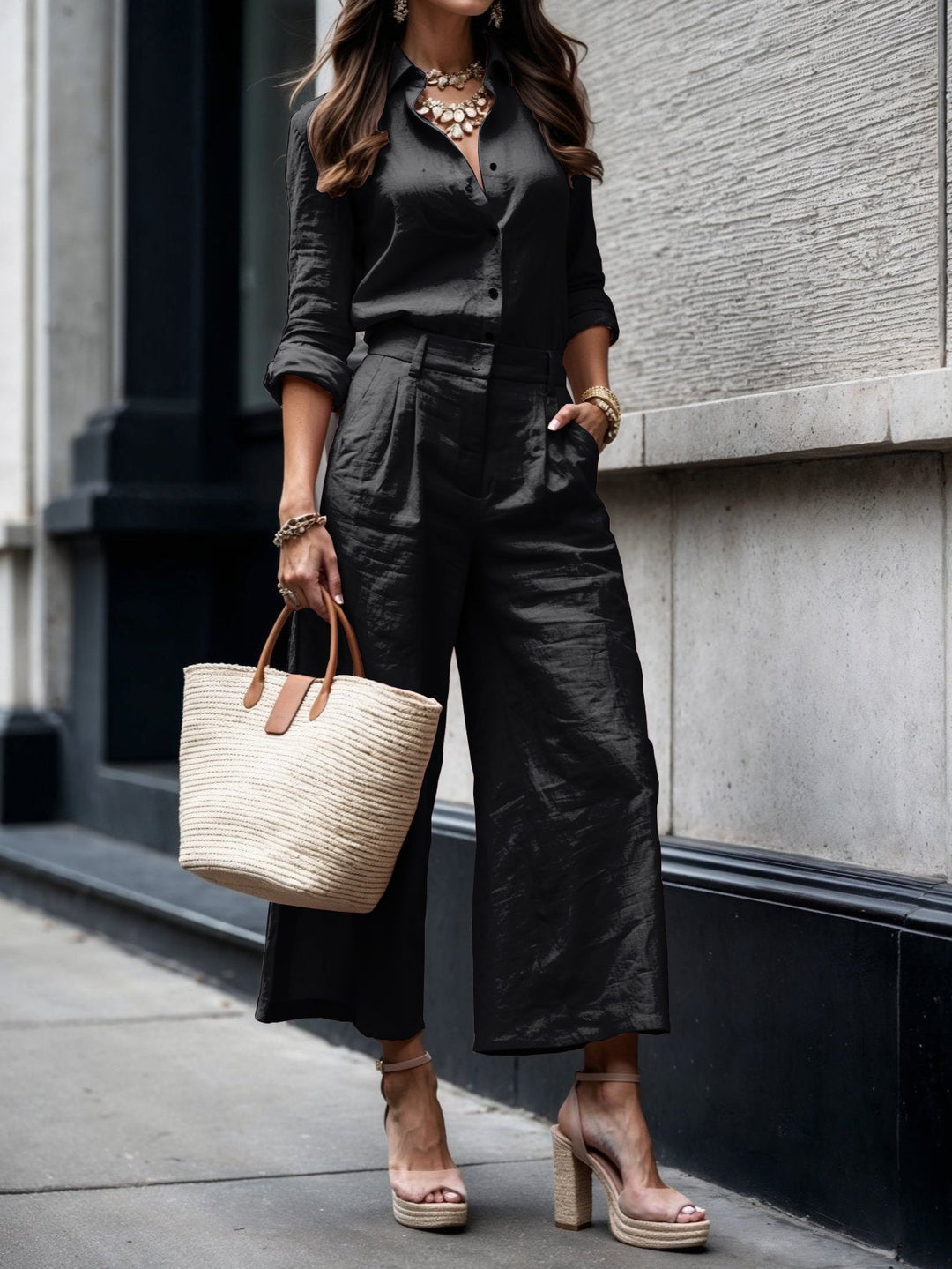 Holly - Casual Chic Look Roze