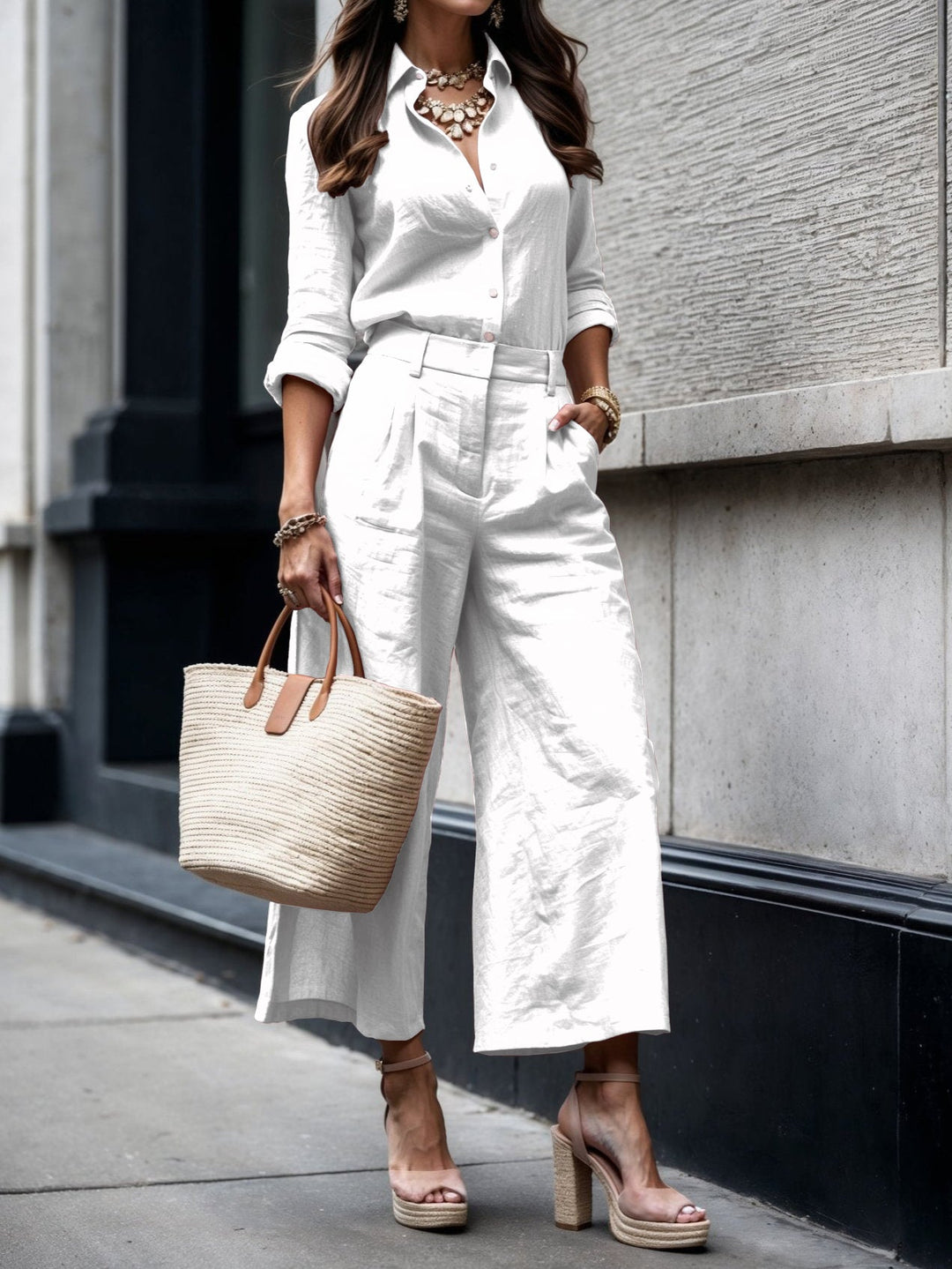 Holly - Casual Chic Look Roze