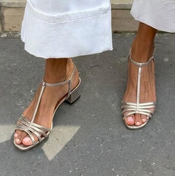 Maura - Gouden Everyday Sandalen