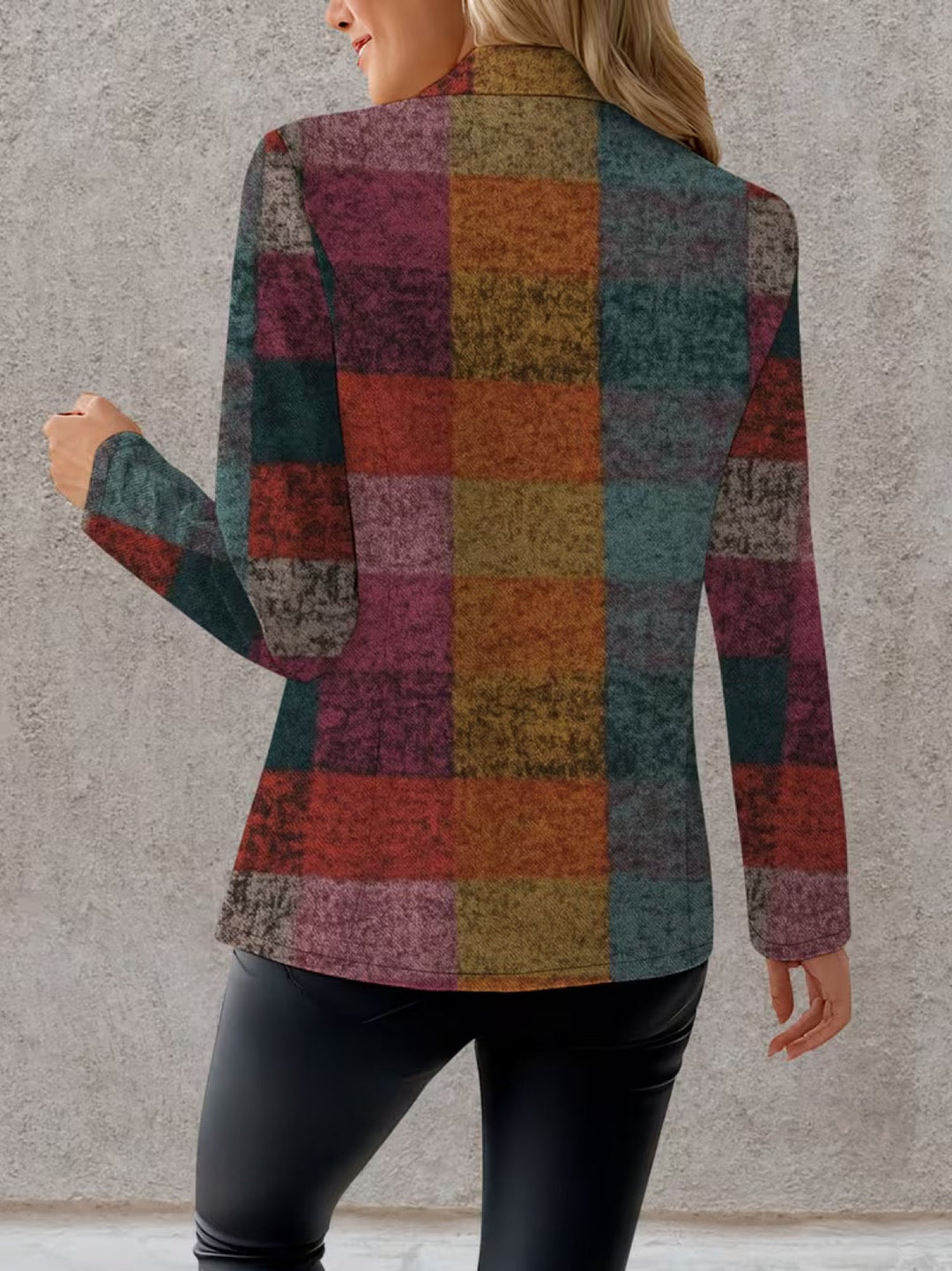 Emily | Dames Herfst Geruite Blazer