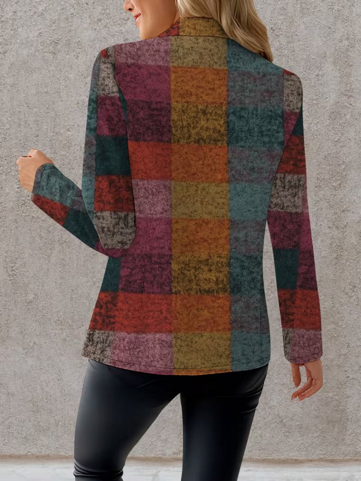 Emily | Dames Herfst Geruite Blazer