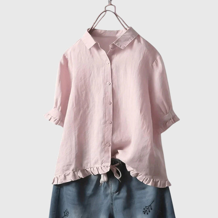 Janet - Elegante & Verfijnde Shirt