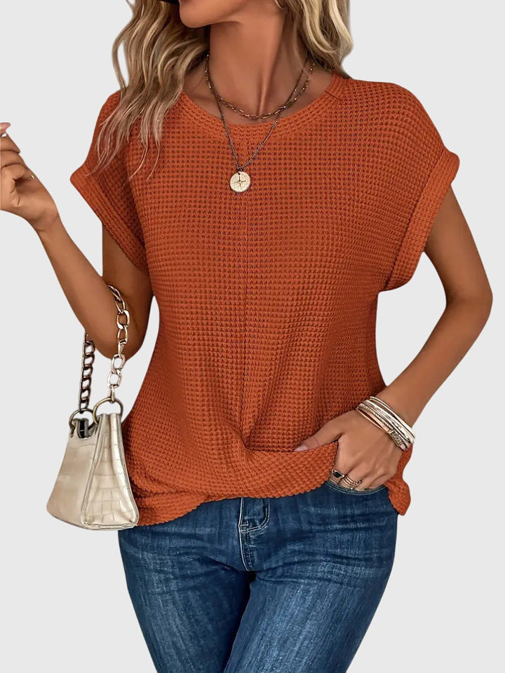 Grace - Elegante Blouse met Ronde Hals