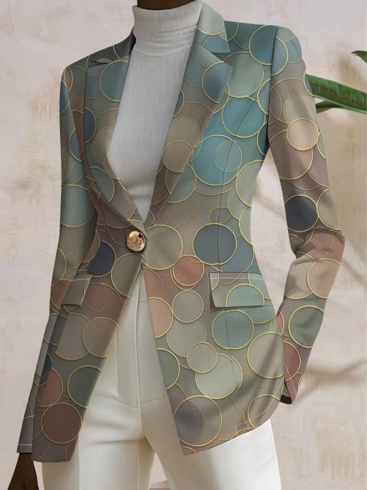 Chloe | Dames Multicolor Pois Blazer