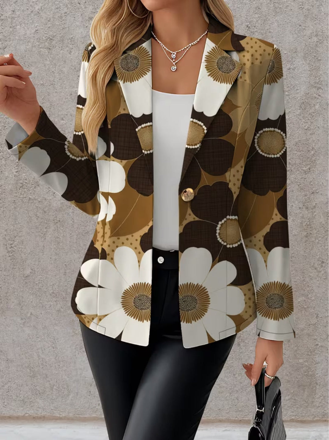 Daisy | Dames Daisy Print Blazer