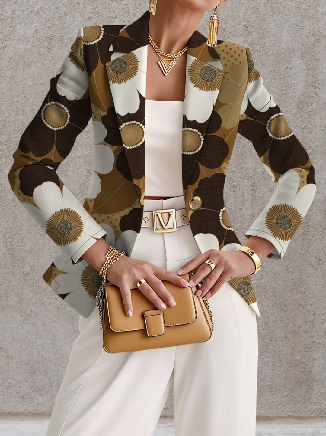 Daisy | Dames Daisy Print Blazer