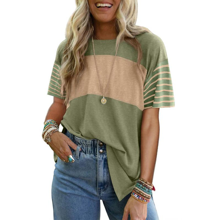 LUNA - Everyday Ademend Gestreept Crewneck