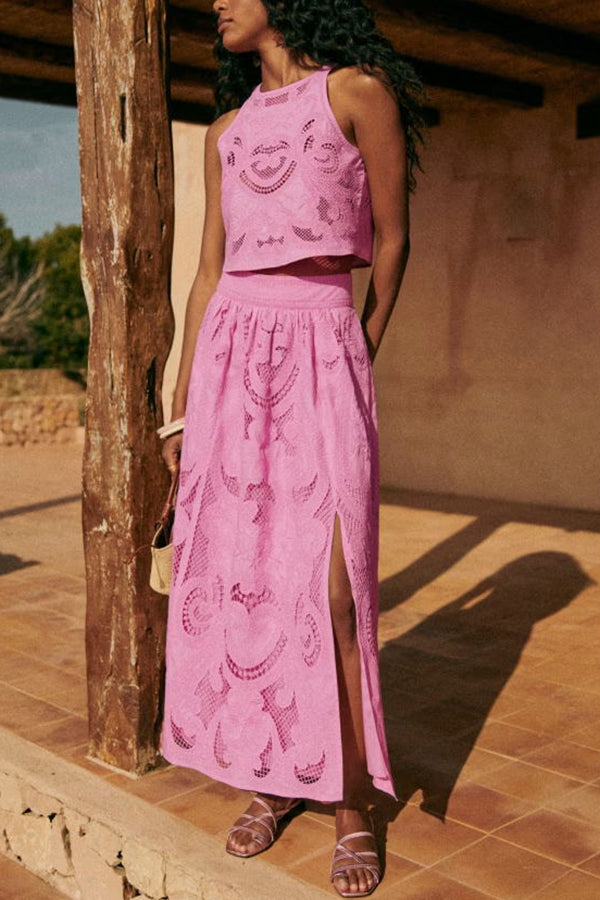 Georgia - Roze Kanten Set