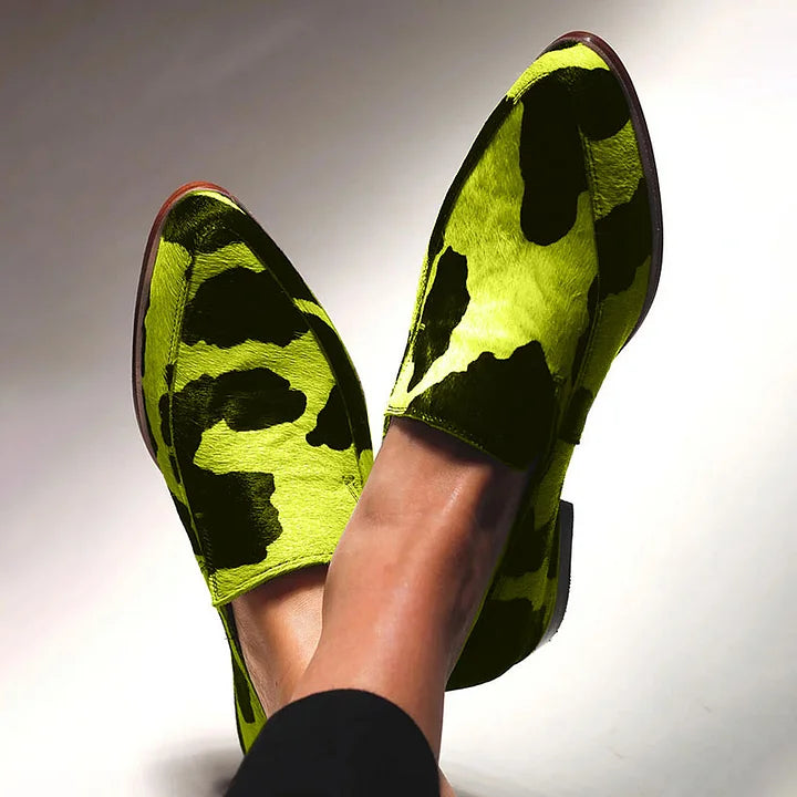 Sceirghlas - Comfortabele Vierkante Loafers