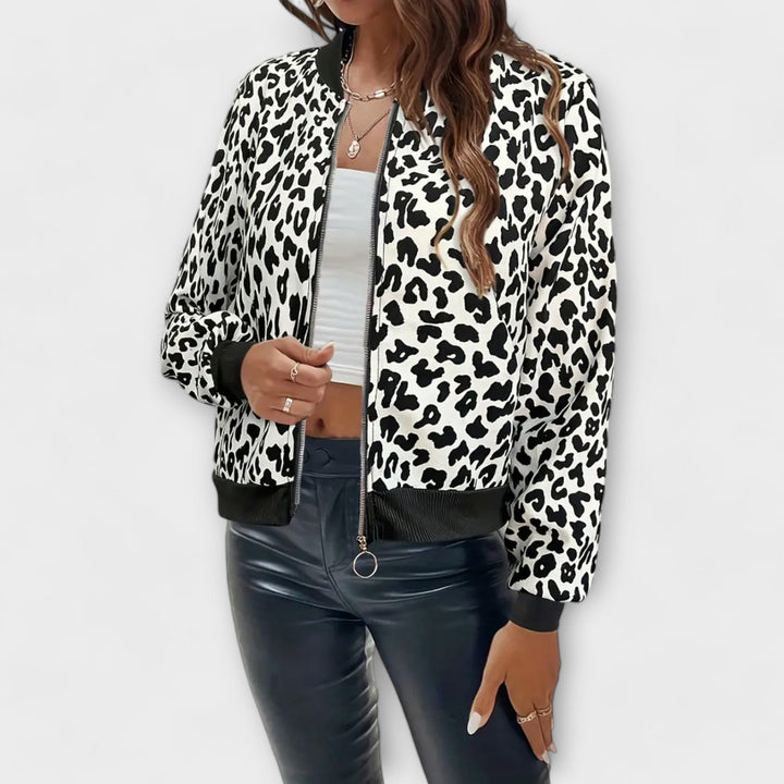 Raquel - Elegante Jasje met Luipaardprint