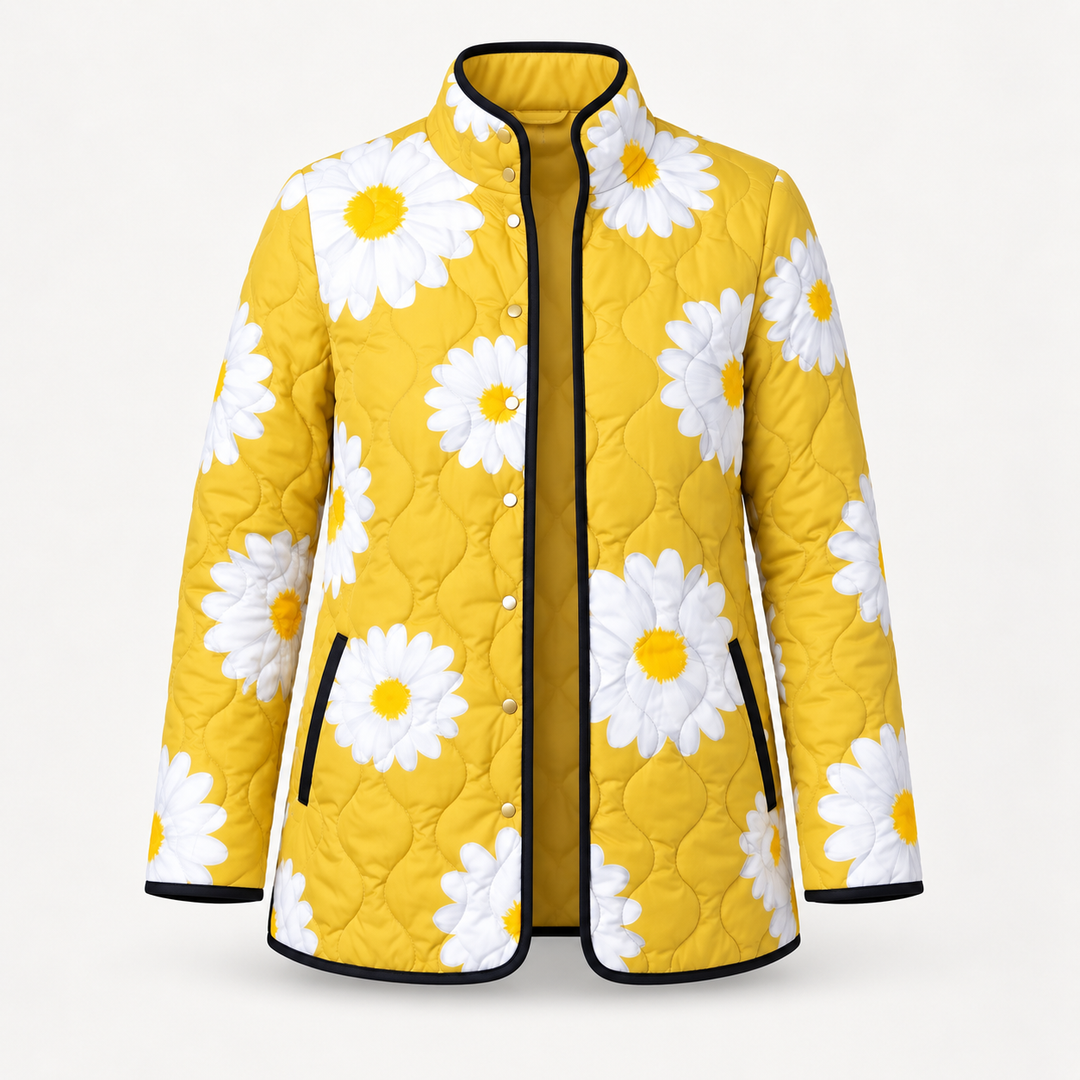 Juliet - Charmante Daisy Patroon Jas