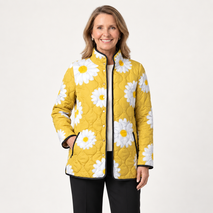 Juliet - Charmante Daisy Patroon Jas