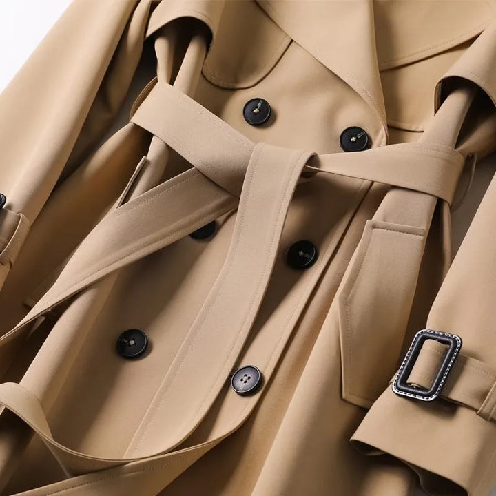 Georgia - Geknoopte Trenchcoat