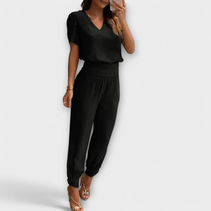 Quinn - Elegante set van top en broek
