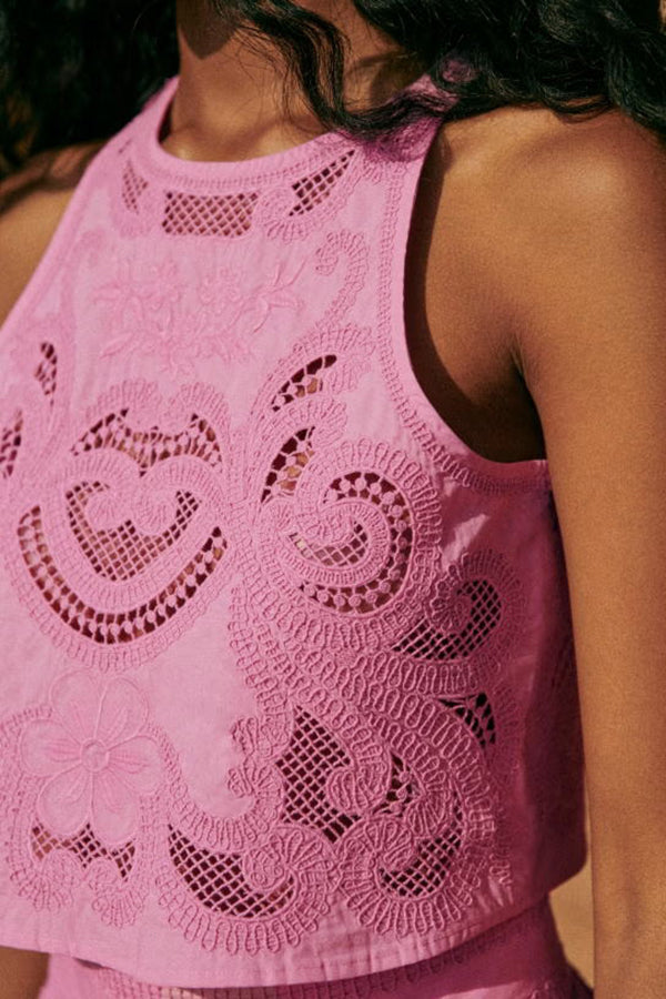 Georgia - Roze Kanten Set
