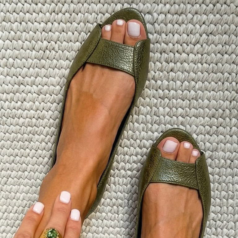 Fionnuala - Chique Comfort Gouden Sandalen