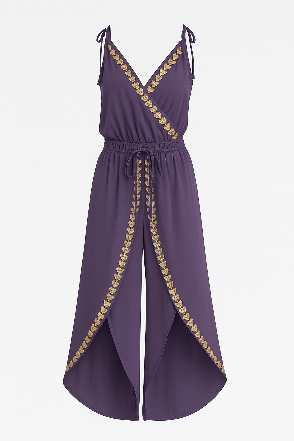 Bree - Mono Jurk met Gouden Details