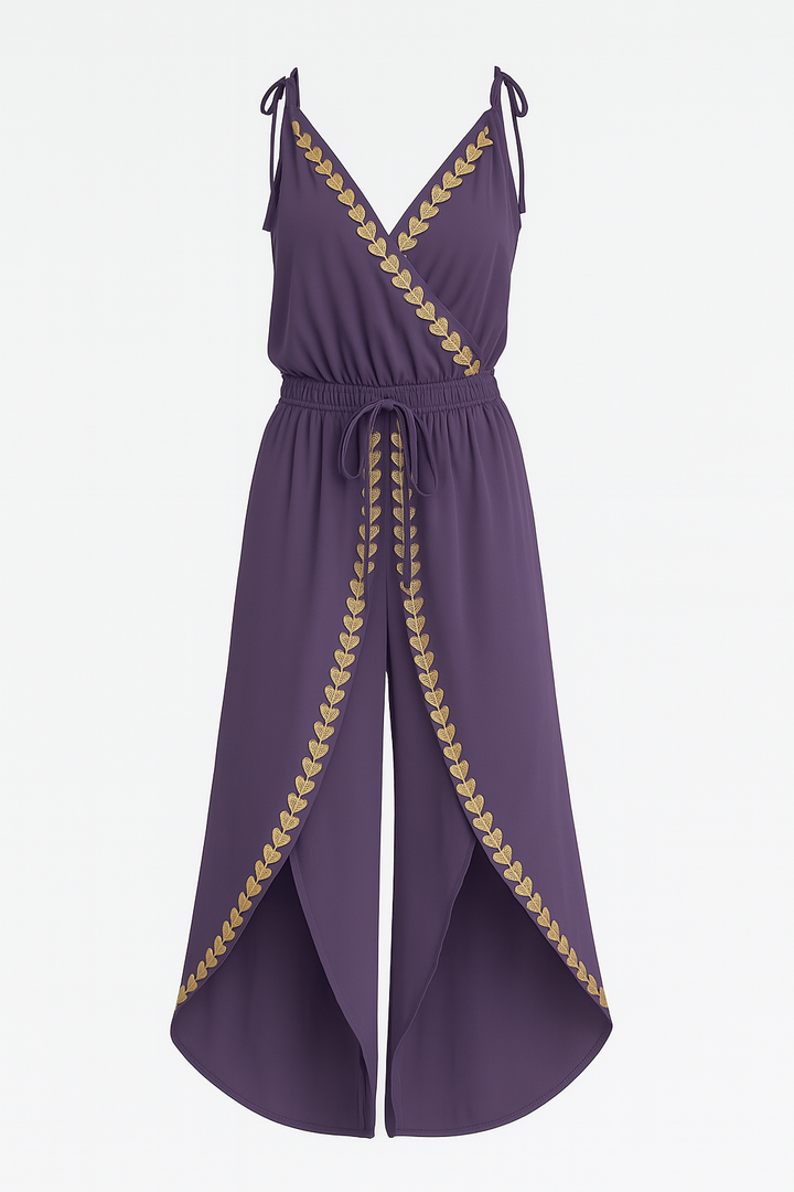 Bree - Mono Jurk met Gouden Details