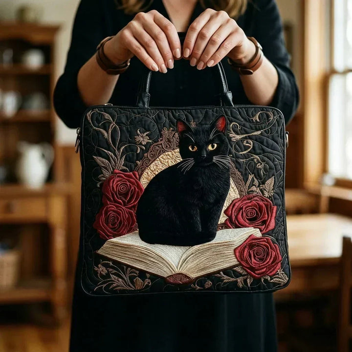 Handgemaakte Melodie - Zwarte Kat op Boeken