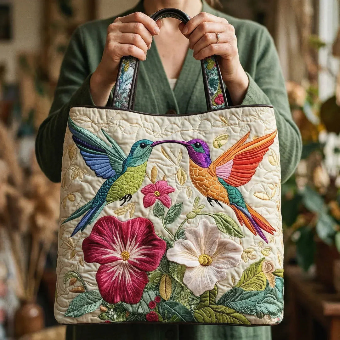 Handgemaakte Melodie - Kolibrie & Bloemen