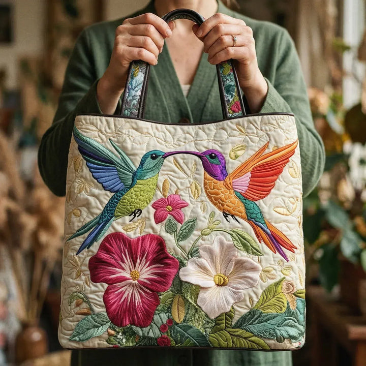 Handgemaakte Melodie - Kolibrie & Bloemen