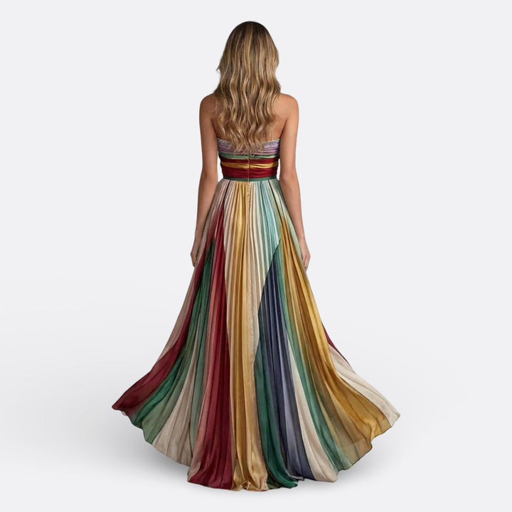 Everly - Lange Strapless Jurk