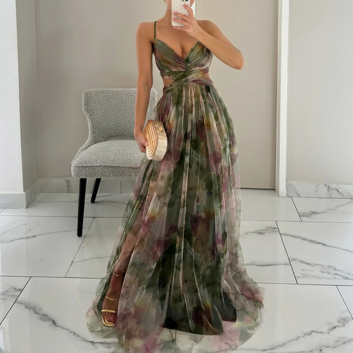 Catalina - Maxi Jurk met Bloemenprint
