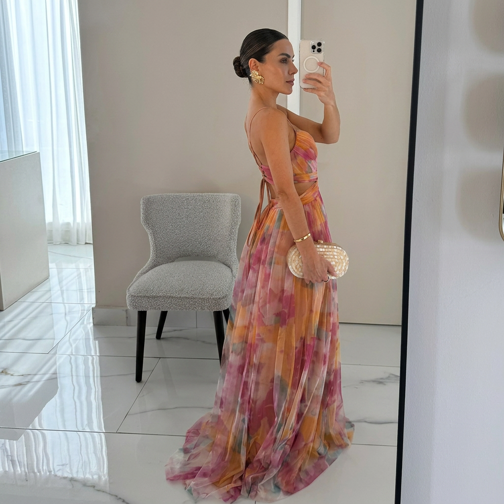 Catalina - Maxi Jurk met Bloemenprint