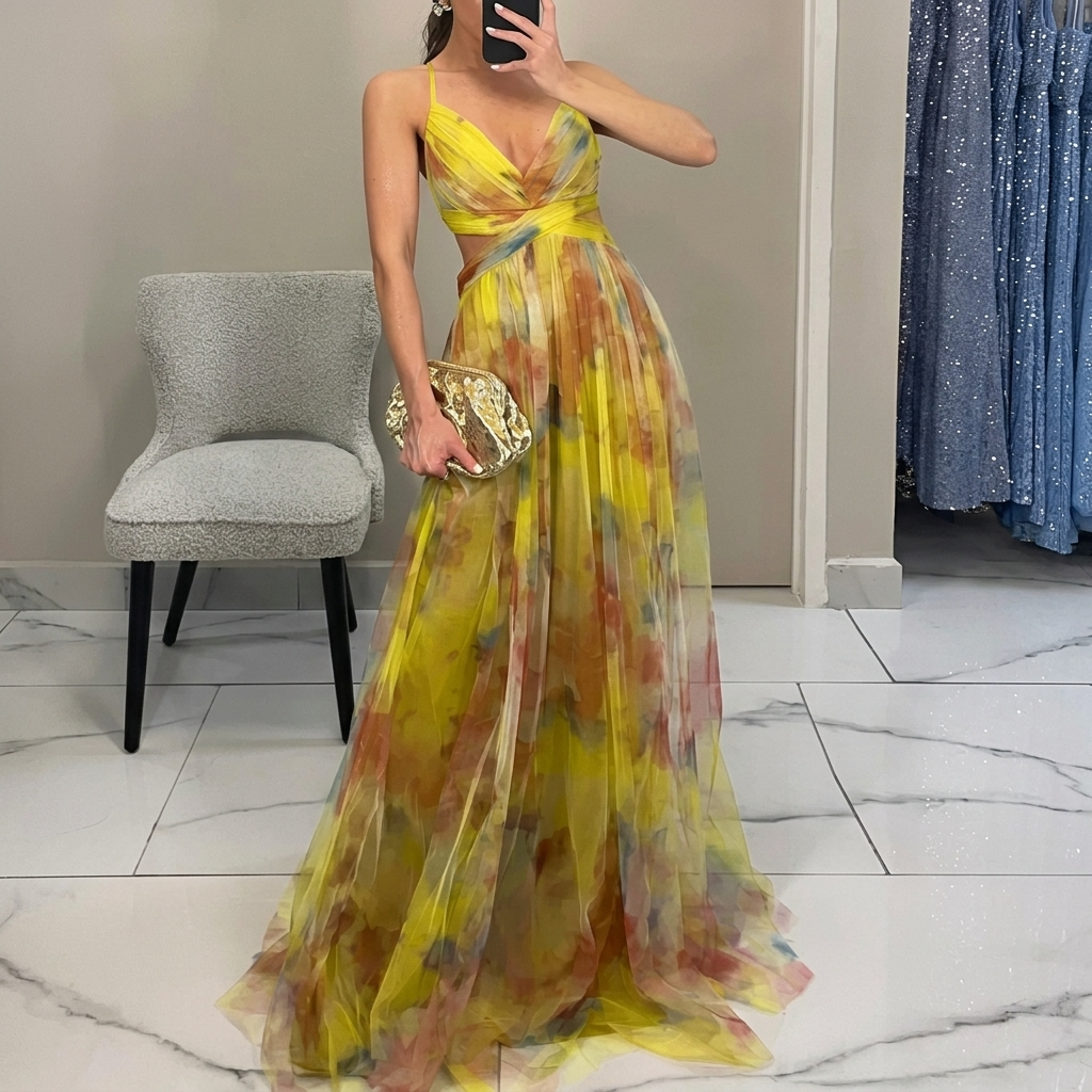 Catalina - Maxi Jurk met Bloemenprint