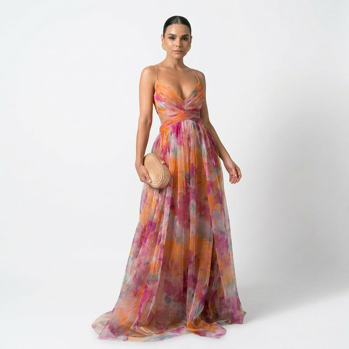 Catalina - Maxi Jurk met Bloemenprint