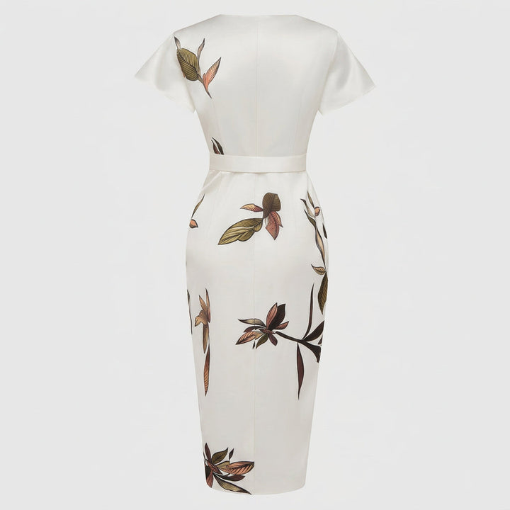Lillian - Midi Jurk met Strik