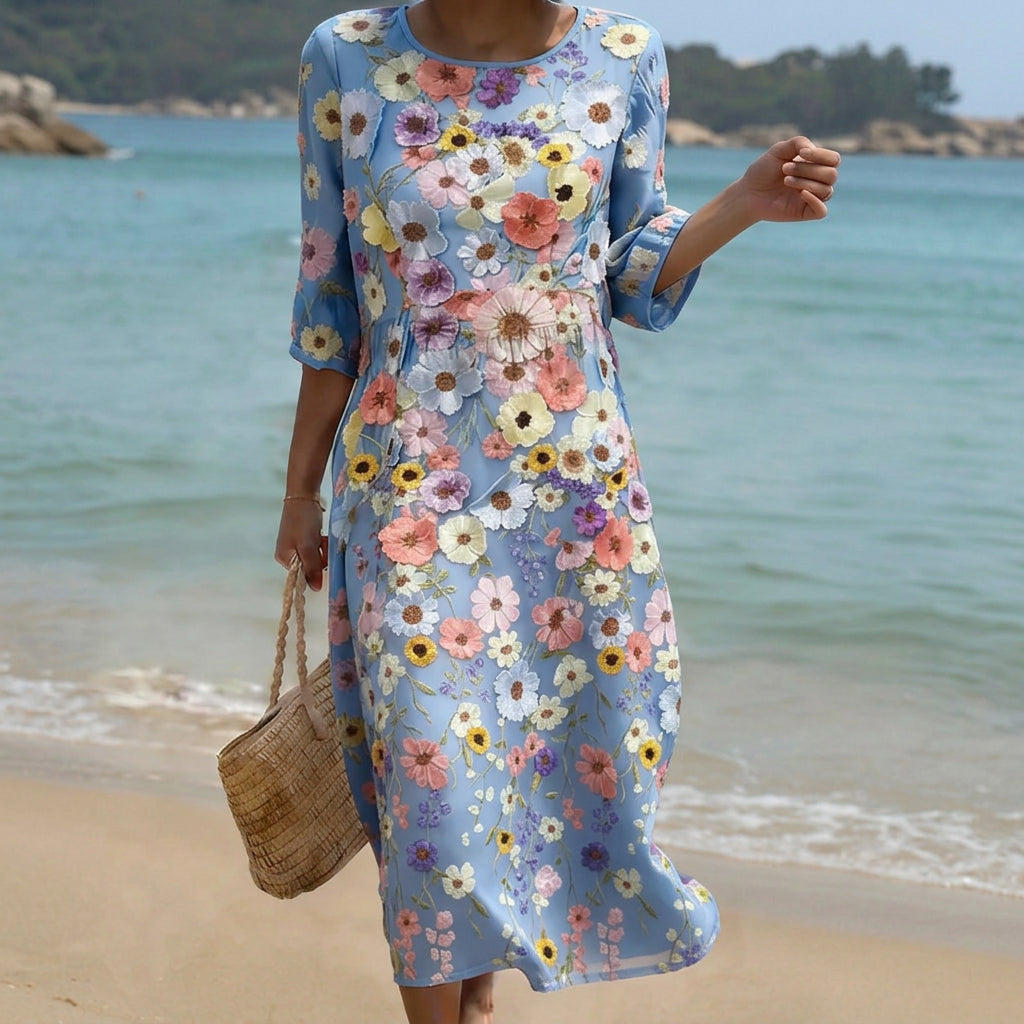 Jamie - Comfortabele en Elegante Midi-jurk