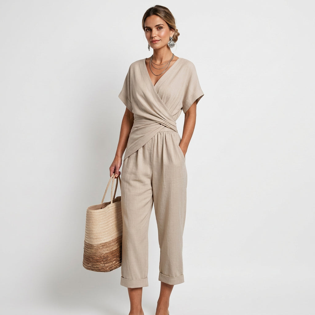 Patricia - Gekruiste Set met V-hals