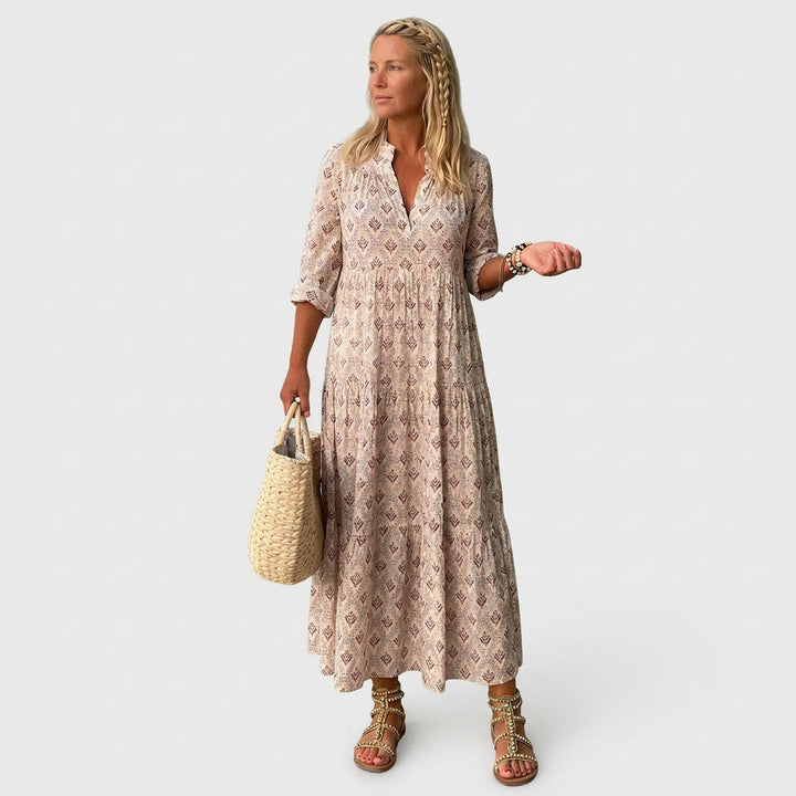 Melanie - Vintage Lange Jurk