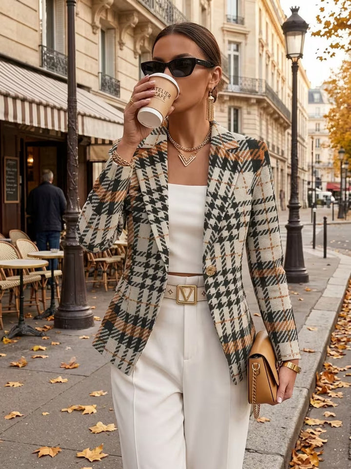 Madison | Dames Houndstooth Blazer