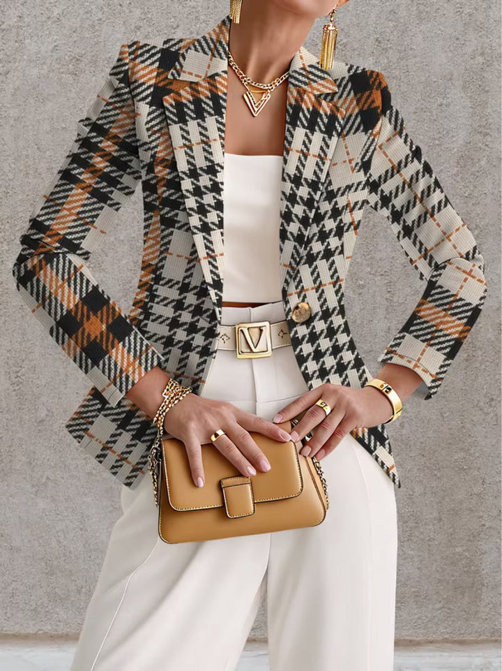 Madison | Dames Houndstooth Blazer