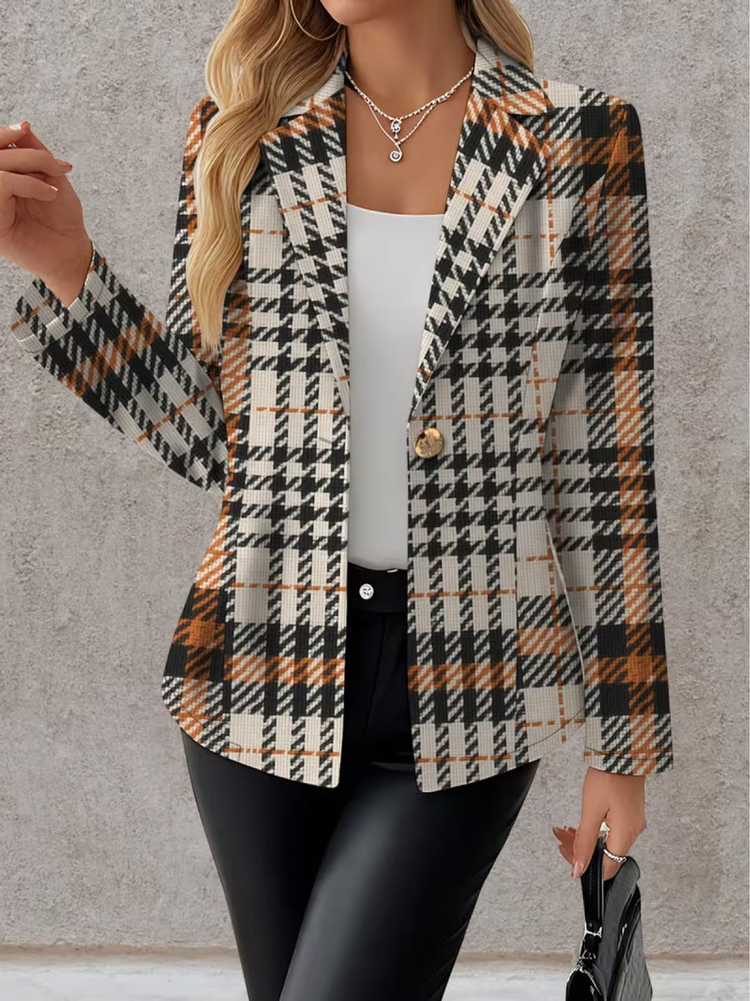 Madison | Dames Houndstooth Blazer