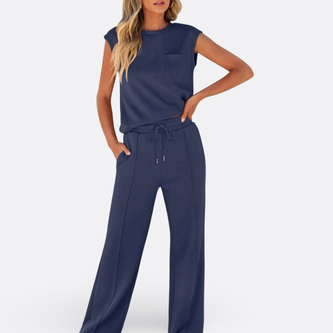 Wendy - Casual Set in Zachte Lounge Stof